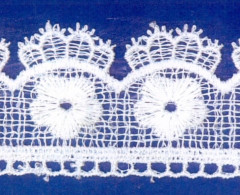 Кружево № 4005605 шир 40мм(уп.9м)