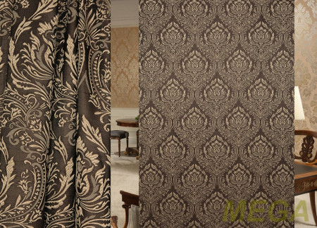 Ткани портьерные Многоцвет Жаккард HXN 4741-07/280 PJac