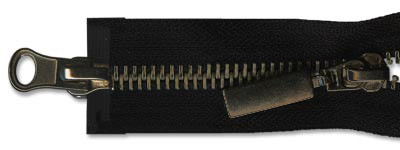 Молния металл Т-8 2 замка Разъемная 65см  в Крыму