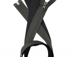 Молния спираль Т-7 реверсивный автомат 70см 100шт) ЛОГО