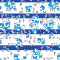 Полотно трикотажное Кулирка 30/1 набивная в рулоне  в Крыму