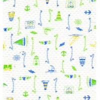 Полотно трикотажное Кулирка 30/1 набивная в рулоне  в Крыму