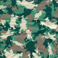 Полотно трикотажное Кулирка 30/1 набивная в рулоне  в Крыму