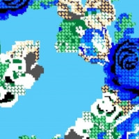 Полотно трикотажное Кулирка 30/1 набивная в рулоне  в Крыму